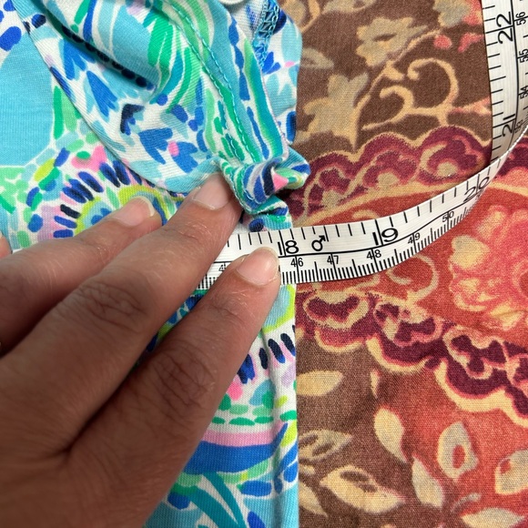 Lilly Pulitzer Kimi Swing Dress Resortwear Vacation Bermuda Blue Turtle Sz M - Picture 12 of 12